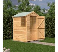 Shire Shetland 4X4Ft Shiplap Shed With One Window And Single Door
