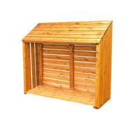 Shire Small Log Store Garden Wood Stack Approx 5 X 2 Feet