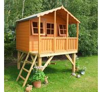 Shire Stork Playhouse with Platform, Brown