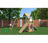 Shire Summit Seeker Scramble Floppi Climbing Frame With Double Swing And Slide