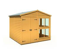 Shire Sun Hut 7' 7" x 8' Apex Potting Shed - Classic Coated Shiplap