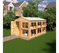 Shire Sun Hut Potting Shed With Opening Windows And Interchangable Panels 8Gx12