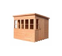 6' x 8' Shire Sun Pent Wooden Garden Potting Shed (1.94m x 2.58m)