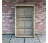 Shire Tall Wall 2' 10" x 1' 6" Pent Log Store - Premium Pressure Treated Shiplap