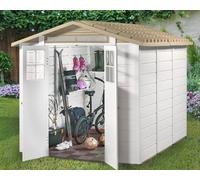 Shire Tuscany Evo Premium Plastic Shed Double Door With Heavy Duty Floor