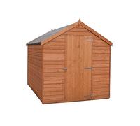 Shire Value Overlap 7 x 5 Shed - Delivered Green