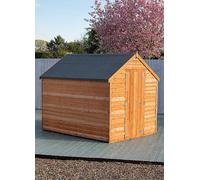 Shire Overlap 8X6 Single Door Value Shed With Window