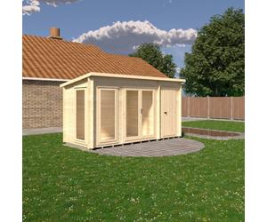 Shire Walsoken 6X14 19mm Summer House Log Cabin