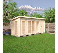 Shire Walsoken 6X17 19mm Summer House Log Cabin