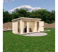 Shire Walsoken 8X14 19mm Summer House Log Cabin
