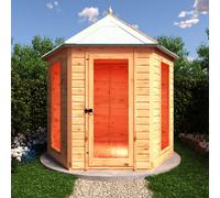 Shire Welburn Hexagonal Gazebo Summerhouse 8x7 12mm Cladding