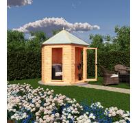 Shire Welburn Hexagonal Gazebo Summerhouse 8x7 12mm Cladding