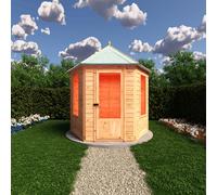 Shire Welton Hexagonal Gazebo Summerhouse 8x7 12mm Cladding