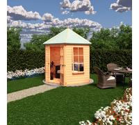 Shire Welwick Hexagonal Gazebo Summerhouse 8x7 12mm Cladding