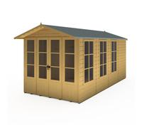 Shire Westminister 7' 1" x 14' 3" Apex Summerhouse - Premium 12mm Cladding Shiplap