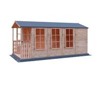 Shire Westminster & Verandah 13x7 12mm interlock Clad wooden Summerhouse