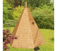 Shire Wigwam 6' 11" x 6' Wigwam Children's Playhouse - Premium Dip Treated Shiplap