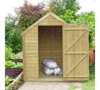 Shire Wiltshire 5' 9" x 6' 11" Apex Shed - Premium Pressure Treated Overlap
