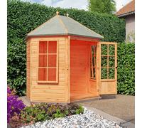 Shire Windermere 6' 10" x 9' 4" Hexagonal Hip Summerhouse - Premium Dip Treated Shiplap