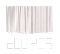Shirene 200 PCS White Cake Pop Sticks,10cm Food Safe Lollipop Sticks for Cake Pops Candy Floss Cupcake Decorations Baking & DIY Desserts