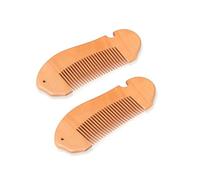 Shirene Birthing Comb for Labor,2 Pieces Wooden Combs,Mini Combs,Wooden Hair Comb for Wavy or Curly Wide Toothed for Distraction Relieves Anxiety Pain Stress