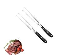 Shirene Meat Forks,2 PCS Carving Forks,Stainless Steel Serving Fork with Plastic Handle,Barbecue Cooking Meat Fork for Barbecue Turkey Dinner Cooking,Dinner Party & Festival