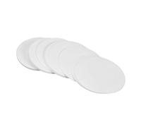 Shirene Qualitative Filter Paper,100 Count 15cm Diameter Filter Paper with Medium Flow Rate White Round Filters for Chemical Applications and Scientific Experiments