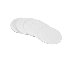 Shirene Qualitative Filter Paper,100 Count 15cm Diameter Filter Paper with Medium Flow Rate White Round Filters for Chemical Applications and Scientific Experiments