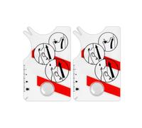 Shirene Tick Remover Tools,2 Pcs Tick Catching Card with Magnifying Glass Pets Lice Catcher Plastic Tick Remover Card Suitable for Removing Ticks on Cats and Dogs