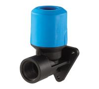 SHIRENOCK UGPWB2516 MDPE Wall Plate Elbow 25MM X 3/4", Demountable & Reusable, Suitable for Domestic & Commercial Use, 1 in Pack