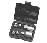 SHIRENOCK Universal Adaptor Set, Chrome Vanadium Steel Construction, Heat-Treated, Satin Finish, 6 in Pack