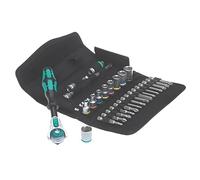 SHIRENOCK ZYKLOP 1/4" Drive 5-in-1 Ratchet, Socket & BIT Set, Chrome Molybdenum Steel Construction, 72-Tooth Ratchet, Corrosion-Resistant, Drop-Forged, Satin Finish, 28 in Pack