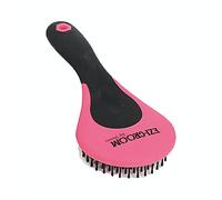 EZI-GROOM Black and Pink Grip Mane and Tail Brush - Black and Pink