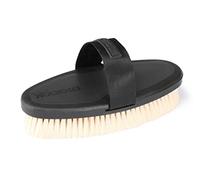 EZI-GROOM Black Grip Body Brush with Goat Hair - Large