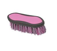 EZI-GROOM Black and Pink Grip Dandy Brush - Large