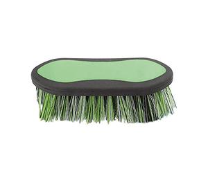 Shires 1482 Ezi-Groom Large 2-Tone Dandy Brush Lime Green