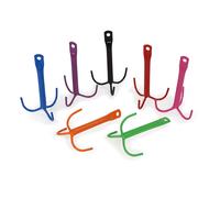 Shires 3 Pronged Bridle Cleaning Hook - Red