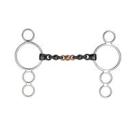 Shires 3 Ring Dutch Gag Waterford with Sweet Iron Mouth - Sweet Iron - 6