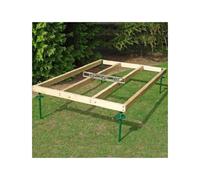 Shires 44 x 69 mm Pressure Treated Shed Base Approx 6 x 4 Feet in Brown Shires Brown