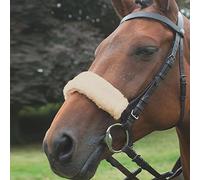 Shires Acrilan Noseband Sleeve-Natural One Size