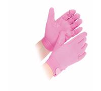 Shires Adults Newbury Riding Gloves - Horse Riding Gloves - Pink - Size: Large