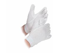 Shires Adults Newbury Riding Gloves - Horse Riding Gloves - White - Size: Medium