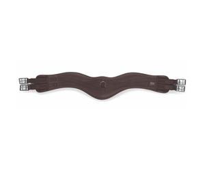Shires Anti-Chafe Anatomic Girth - With Elastic Brown - 152cm/60"