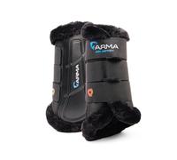 Shires Arma Air Motion SupaFleece Brushing Boots - Black or Brown Cob Black