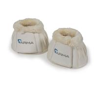 ARMA Fleece Over Reach Boots White - Extra Full