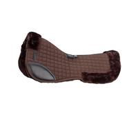 Shires ARMA Deluxe Cotton Half Pad - Brown/Brown 15-16.5"