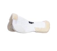 Shires ARMA Deluxe Cotton Half Pad - White/Natural 17"