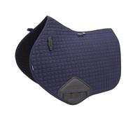 Shires ARMA Deluxe Cotton Jump Saddlecloth - Navy Blue 17-18"