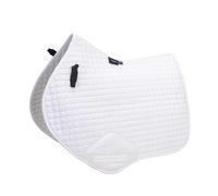 Shires ARMA Deluxe Cotton Jump Saddlecloth - White 15-16.5"
