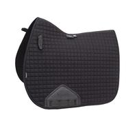 Shires ARMA Deluxe Cotton Saddlecloth - Black 17-18"